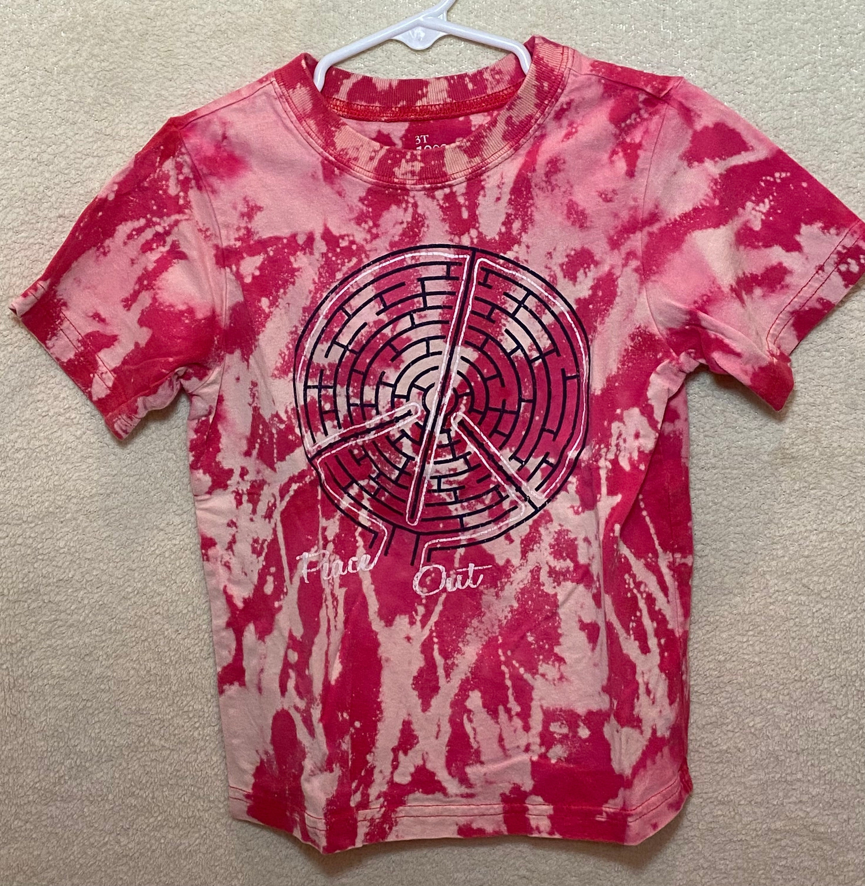 Discover peace out maze tee Tie Dye T Shirt 3D