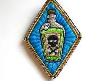 Poison Bottle Brooch