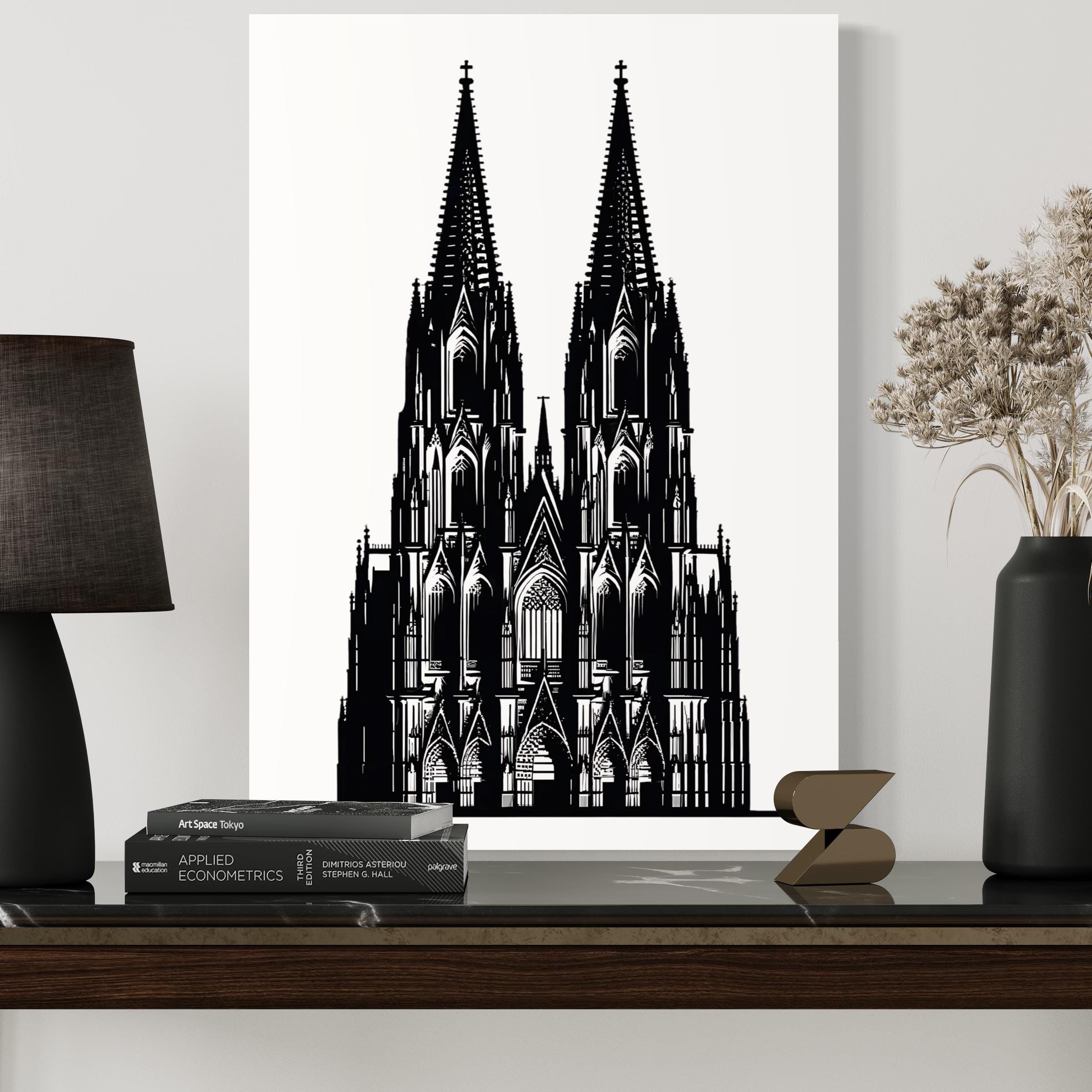 Cologne Cathedral Graphics - Minimal & Detailed (4 Files) - Etsy