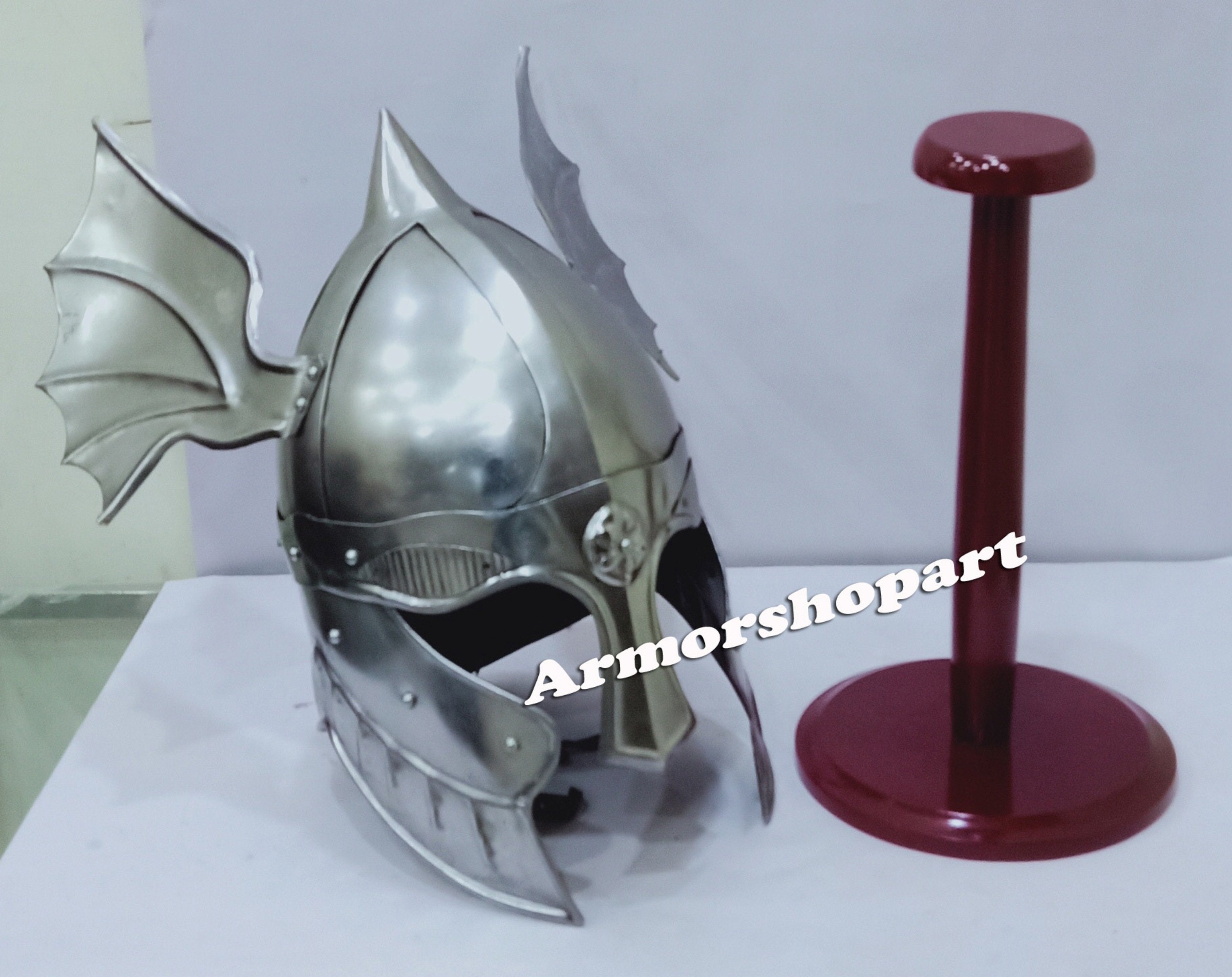 Medieval Knight Viking Helmet Winged Norman King Helmet Fully - Etsy UK