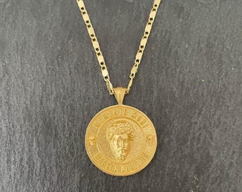 The Wisdom of Marcus Aurelius: Memento Mori Ancient Coin Necklace