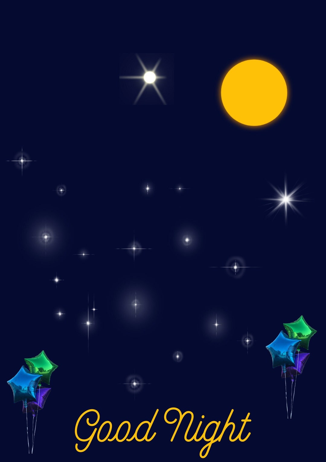 Printable Night Sky Poster - Etsy