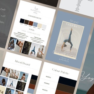 Brand Identity Guidelines Template: Pre-Made Branding for a Yoga Brand