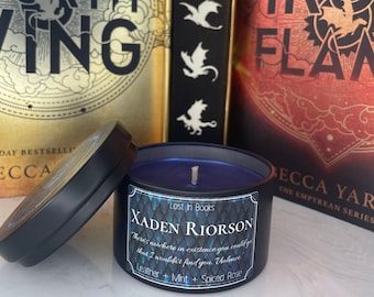 Candela Xaden Riorson, candela a tema libri Fourth Wing