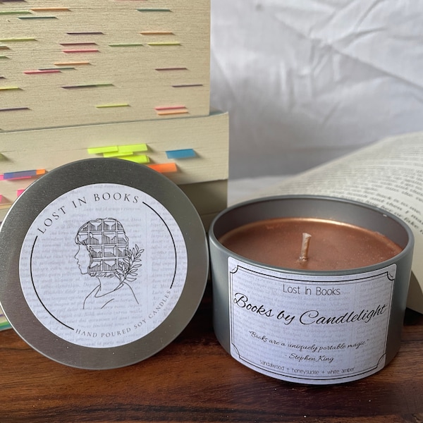 Books by Candlelight, Bookish Candle