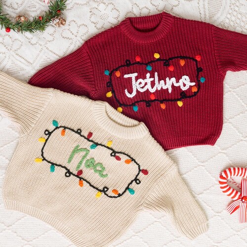 Premier pull bébé d'Halloween personnalisé, tenue avec prénom personnalisé