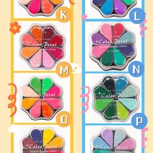 8 Colors of Rainbow Ink Pad, Stamp Ink Pads, Ink Pads, Gradient Color Ink Pads, Kid's Fingerprint Painting Tool, Kid's Craft Tool image 10