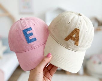 Gorra de béisbol infantil personalizada / Gorra de algodón juvenil con nombre bordado