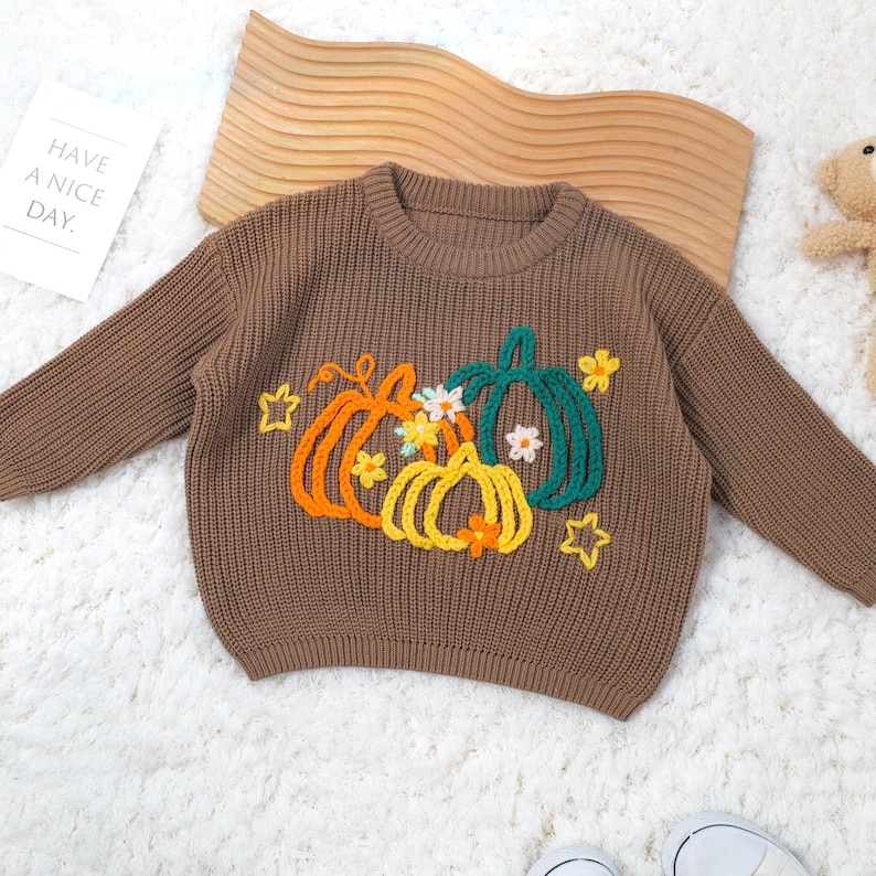 Hand Knitted Baby Sweater