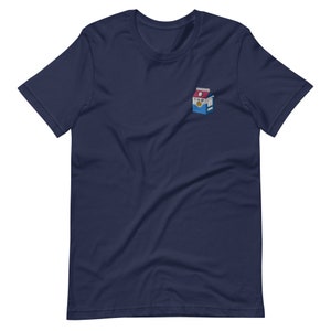 Kawaii Milk Box Haftowana Koszulka | Uroczy Japoński Haft T-shirt | Kawaii Milk Carton Tee | Estetyczny Top w Japonii | Japońska Odzież Uliczna