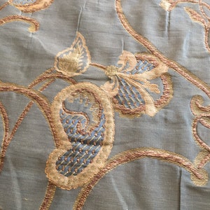 ETRO -Clarence House- lampas fabric remainder. Scrap