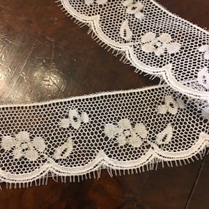 12 metri pizzo Valenciennes bianco
