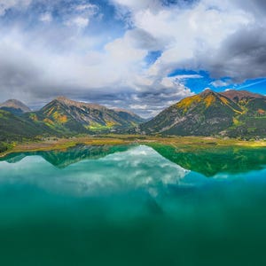 Twin Lakes Colorado Photo: Mountain Landscape Wall Art