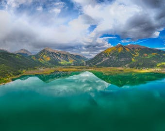 Twin Lakes Colorado, Photo, Wall Art, Mountain, Canvas Print, Wall Decor, Metal Print