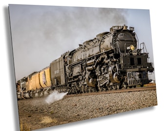 Big Boy Locomotive Photo Print, Colorado Steam Train (Canvas or Metal)