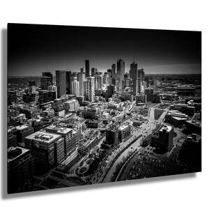 Denver Skyline Wall Art, Cityscape Print, Urban Wall Hanging, Modern Home Decor, Office Artwork, Landmark City View Illustration