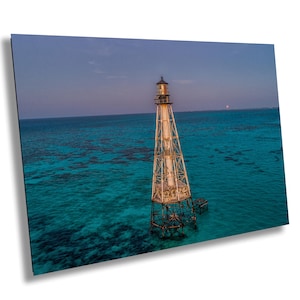 Alligator Reef Lighthouse Print: Islamorada Florida Keys Wall Art