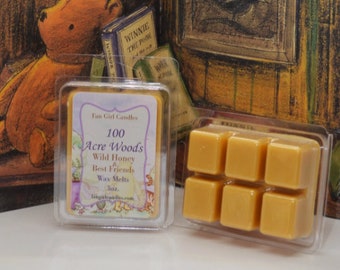 100 Acre Woods Wax Melt/3 oz Wax Melt/Winnie the Pooh Inspired/ Unique Candles/ Soy Blend/ Baby Shower Wax Melt