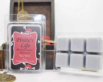 Pirate's Life Wax Melt/ 3 oz Wax Melt/ Pirate's of the Carribean Ride Inspired/ Jack Sparrow Inspired/ Water Ride Inspired/ Soy Blend