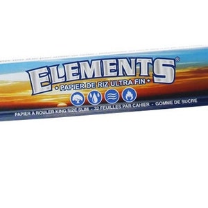 Elements King Size - Cartine Lunghe - 10 Libretti