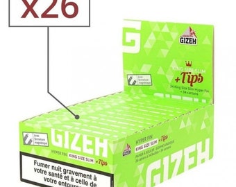 Box Paper Gizeh + Tips - box 26packs