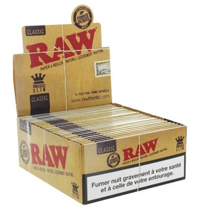 Raw King Size - Cartine Lunghe - Confezione da 50