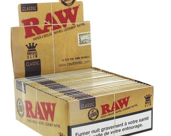 Raw King Size - Cartine Lunghe - Confezione da 50