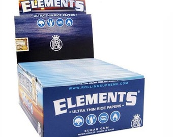 Elements King Size - Cartine Lunghe - Confezione da 50