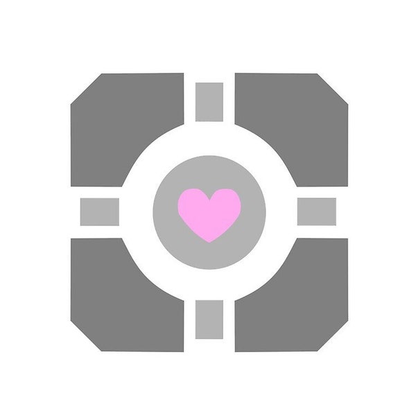 Companion Cube Etsy