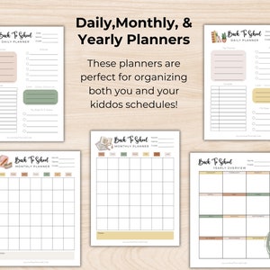 Printable Back to School Planner for Parents,student Planner Printable ...