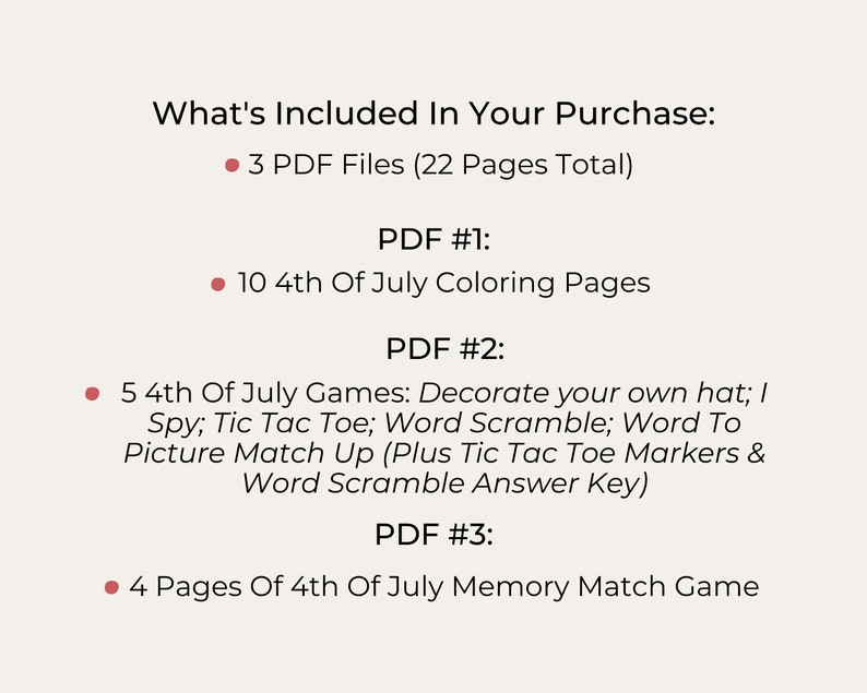 fourth of july activities for students