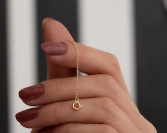 14k Solid Gold Necklace or Bracelet Extender / Adjustable Extension / Removal Solid Gold Link