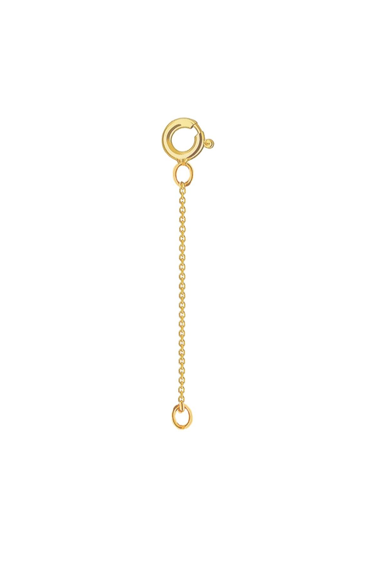 UNICRAFTALE 20pcs 2couleurs Rallonge de Chaîne 75mm Chaînes D'Extension Acier Inoxydable Rallonges de Collier Extrémités de Chaîne avec Fermoirs et Breloque Cœur pour Fabrication de Bijoux de Collier