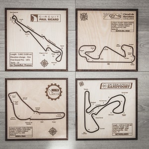 Aangepaste bestellijst: circuit schrijven in personalisatieveld, GP F1-circuitmuurkunst, wanddecoratie, wanddecoratie, cadeau voor F1-fan.