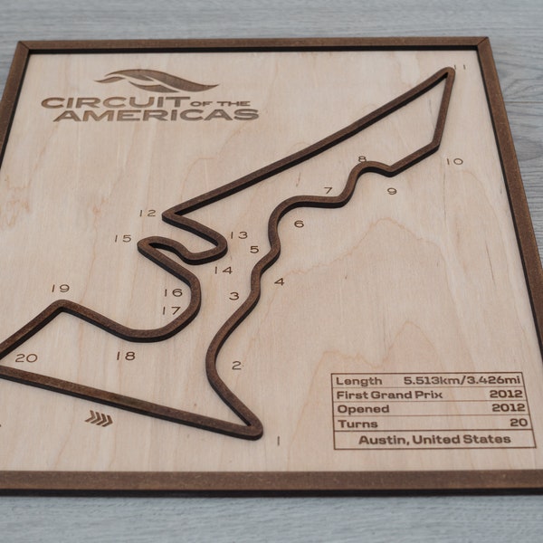 F1 COTA, Circuit of The Americas, race track, Christmas gift, circuit Art, Wall decor, present F1 fan, Buy 3 Pay For 2!