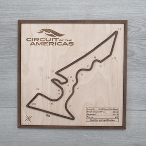 F1 COTA, Circuit of The Americas, race track, Christmas gift, circuit Art, Wall decor, present F1 fan