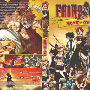 Anime Dvd Fairy Tail Movie English Dubbed Ova English Etsy