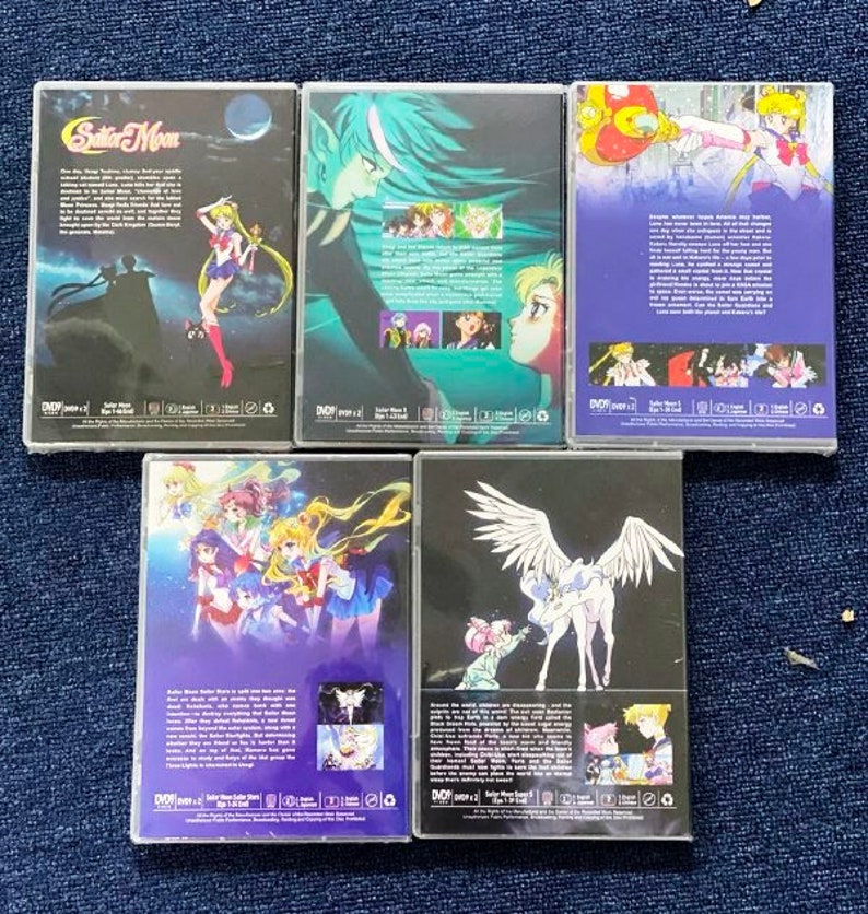 Japan Anime DVD Complete Sailor Moon Season 1 5 1992 Etsy