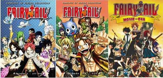 Anime Dvd Fairy Tail Episode 1 328 End Movie Ova Etsy