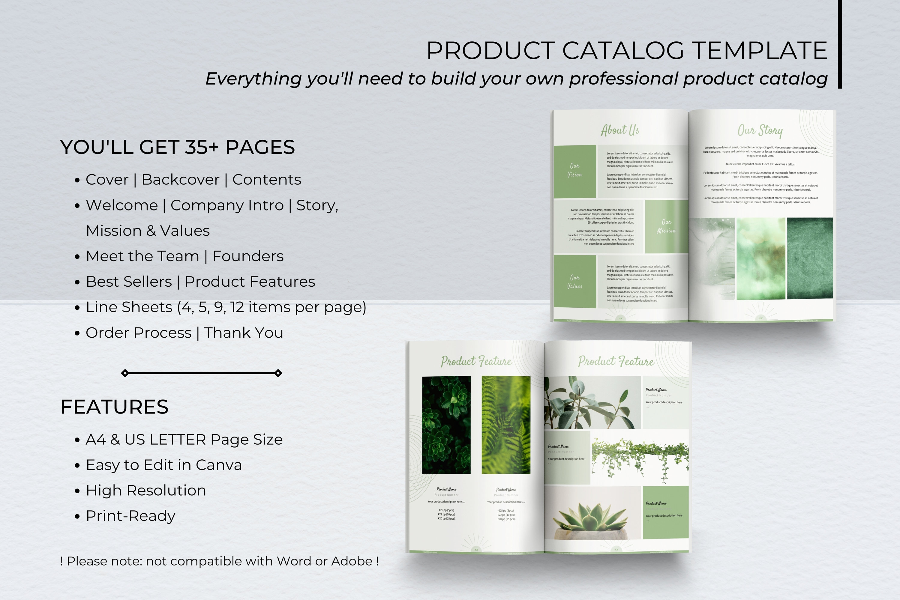 35+ Editable Product Catalog & Line Sheet Templates Product Pricing