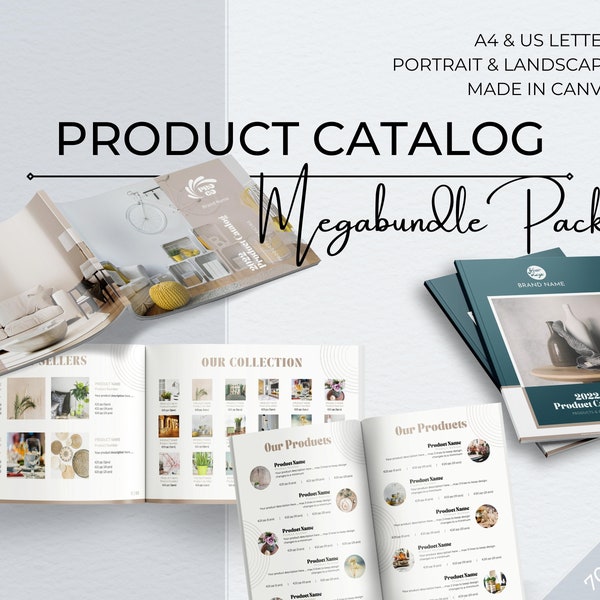 Product Catalog & Line Sheet Templates | Product Pricing Guide | Wholesale Product Catalogue | Company Intro | 35+ Editable Canva Templates