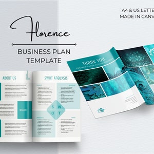 Business Plan Template, Professional Business Planner Proposal, Startup Workbook, Business Plan Analysis, Financial Projections, Side Hustle