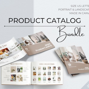 70+ Editable Product Catalog & Line Sheet Templates | Product Pricing Guide | Wholesale Product Catalogue | Company Intro | Canva Template