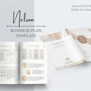 Business Plan Template, Professional Business Planner Proposal, Startup Workbook, Business Plan Analysis, Financial Projections, Side Hustle