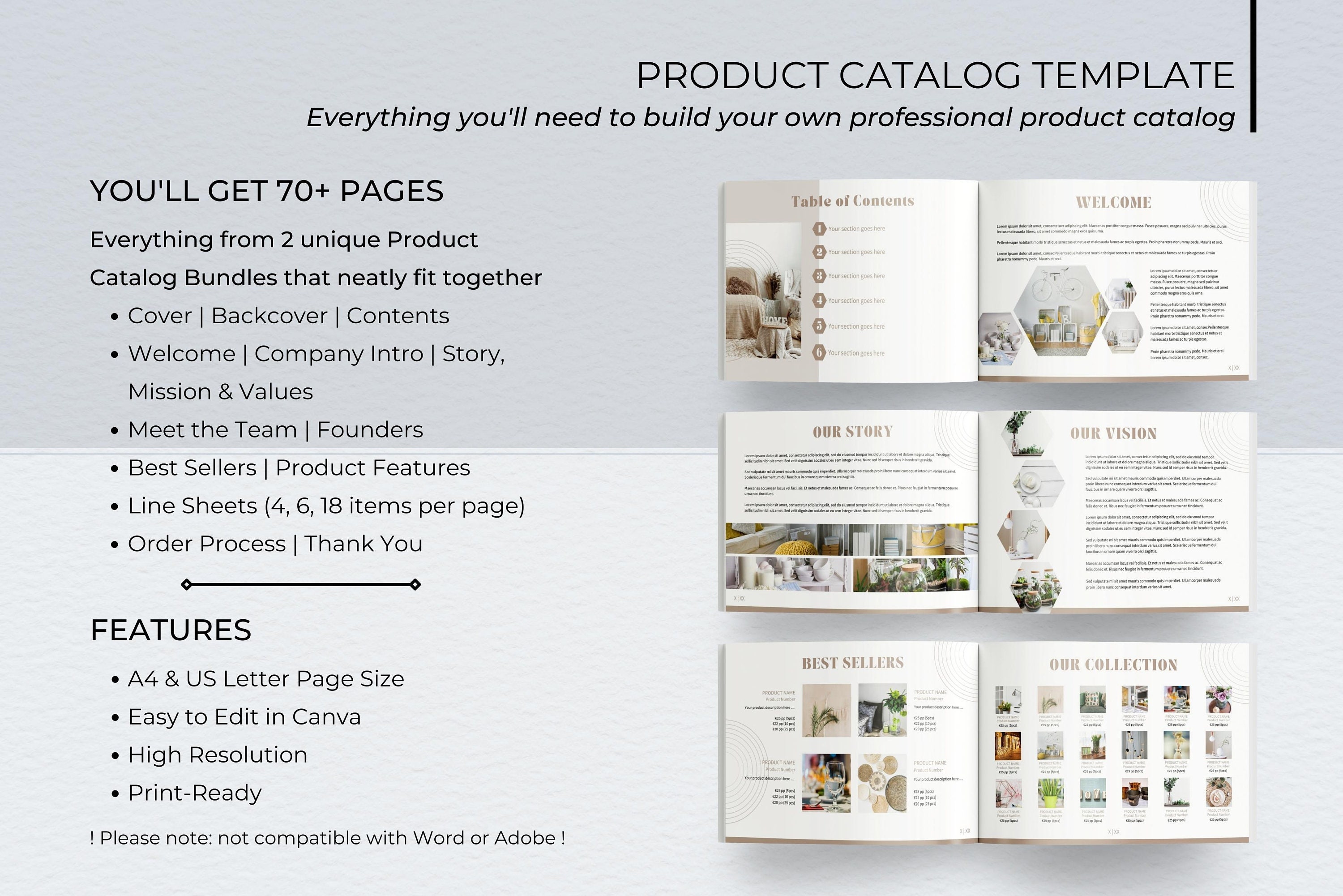 70+ Editable Product Catalog & Line Sheet Templates Product Pricing