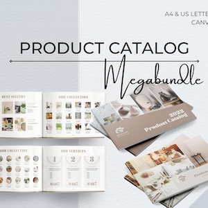 70+ Editable Product Catalog & Line Sheet Templates | Product Pricing Guide | Wholesale Product Catalogue | Company Intro | Canva Template
