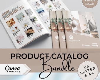 35+ Editable Product Catalog & Line Sheet Templates | Product Pricing Guide | Wholesale Product Catalogue | Company Intro | Canva Template