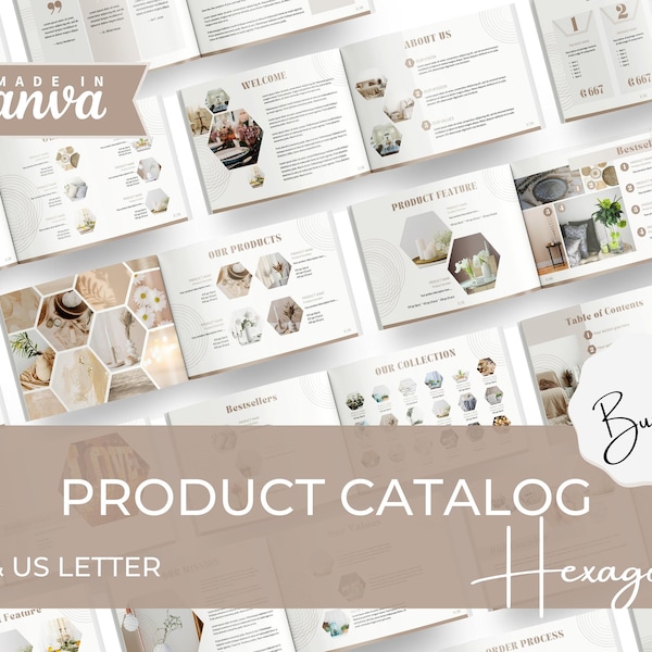 35+ Editable Product Catalog & Line Sheet Templates | Product Pricing Guide | Wholesale Product Catalogue | Company Intro | Canva Template