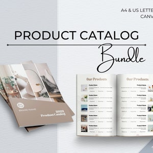 35+ Editable Product Catalog & Line Sheet Templates | Product Pricing Guide | Wholesale Product Catalogue | Company Intro | Canva Template