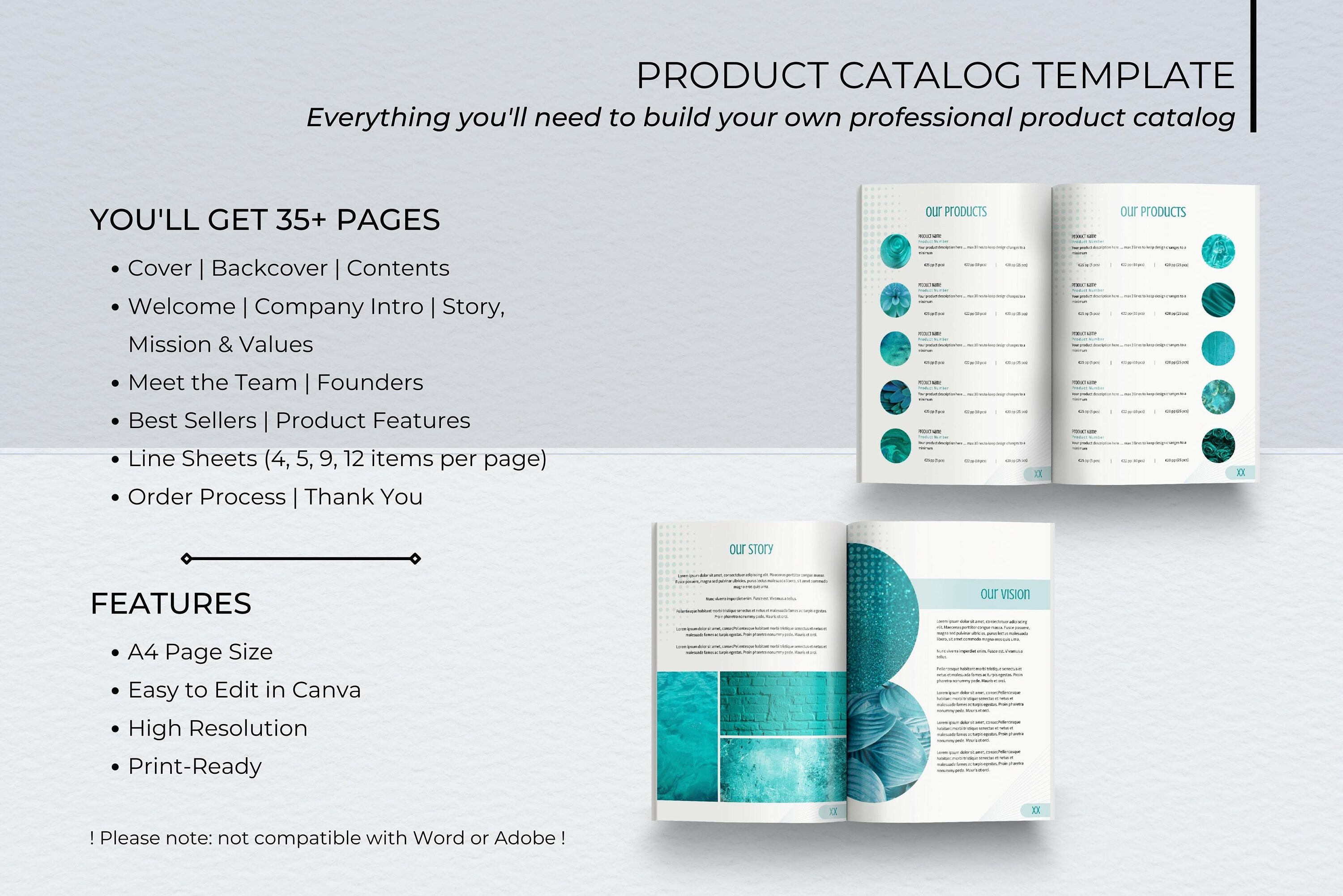 35+ Editable Product Catalog & Line Sheet Templates Product Pricing
